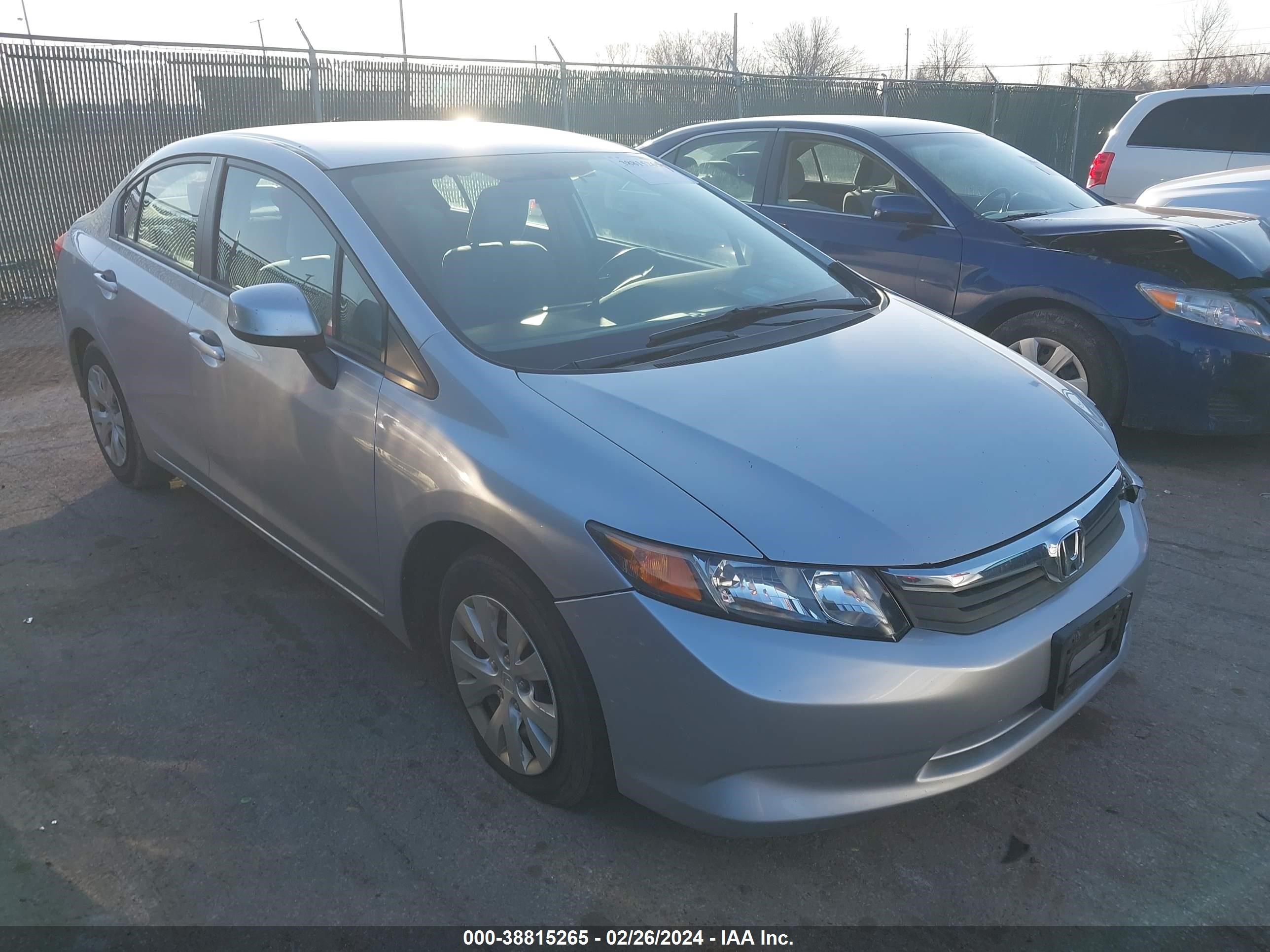 HONDA CIVIC 2012 19xfb2f58ce094742