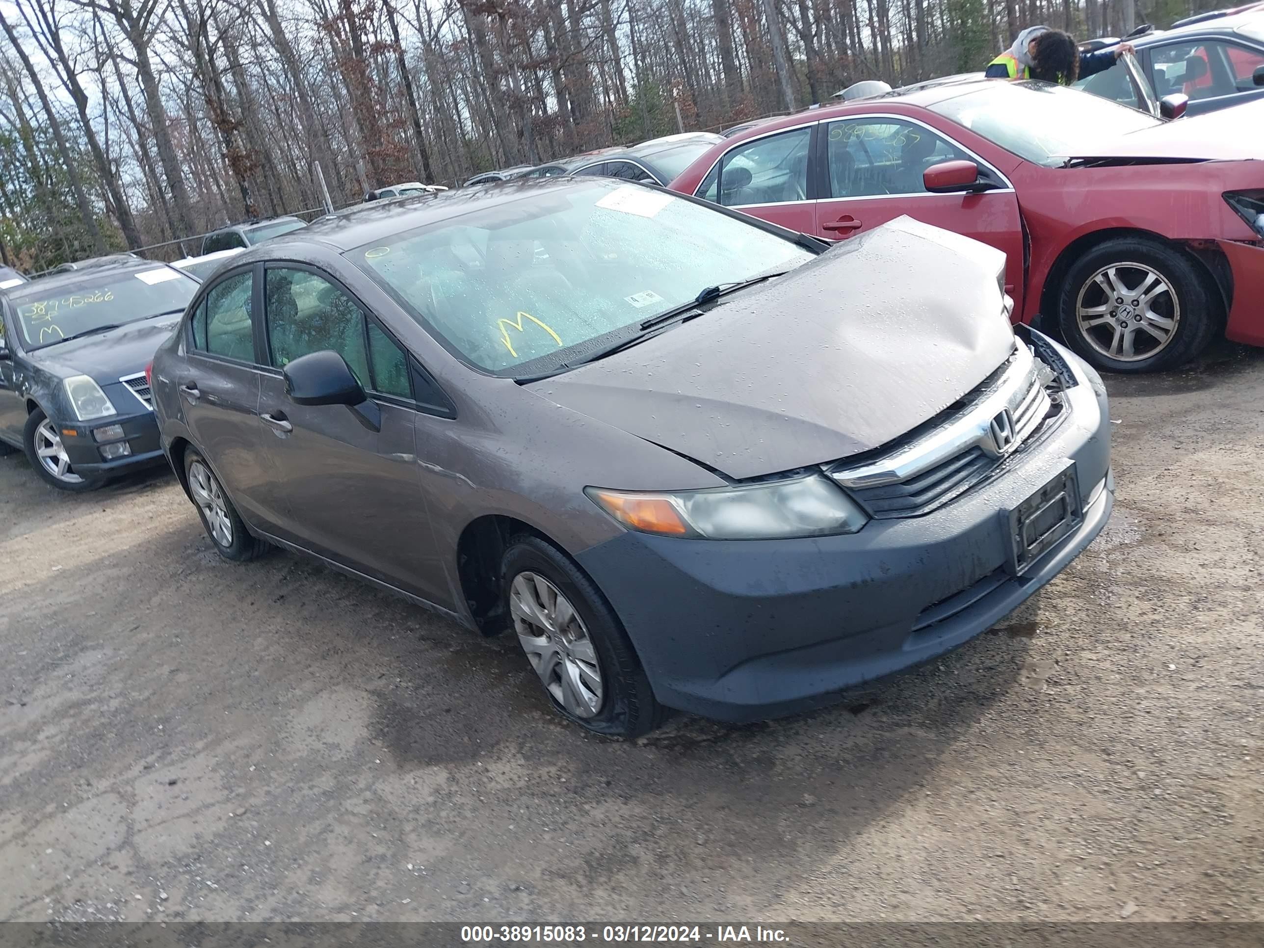 HONDA CIVIC 2012 19xfb2f58ce318589