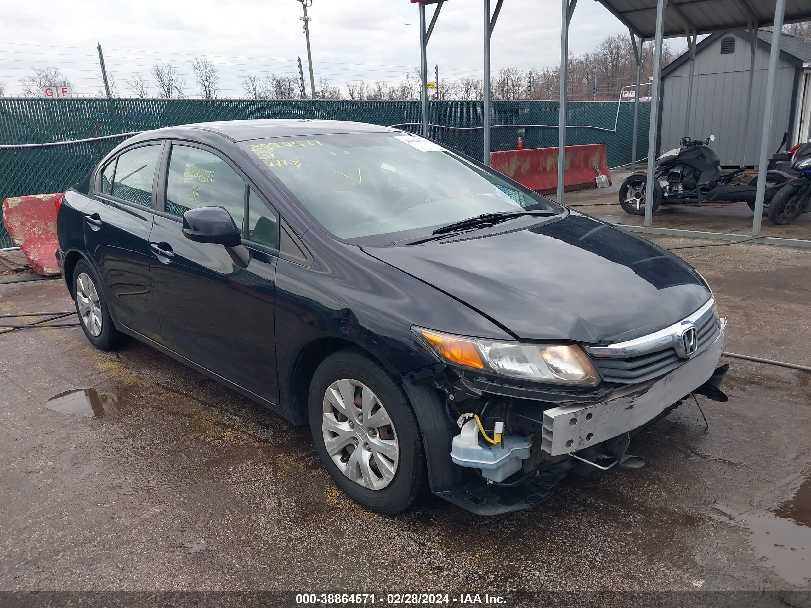 HONDA CIVIC 2012 19xfb2f58ce366187