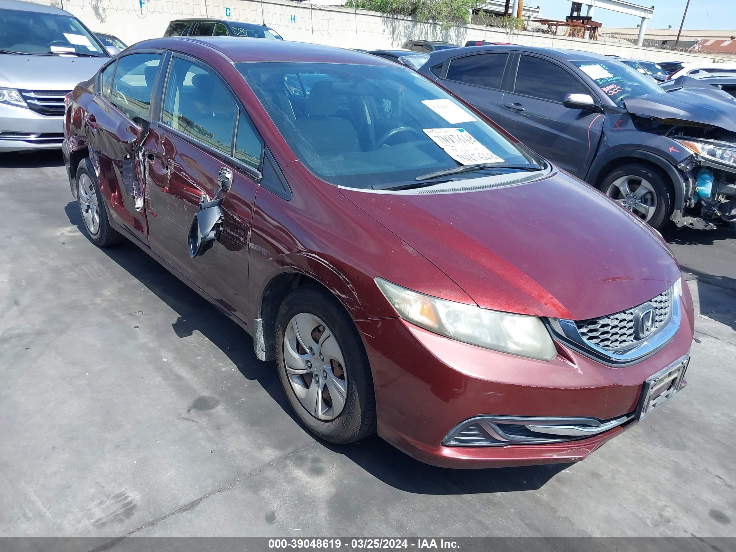 HONDA CIVIC 2015 19xfb2f58fe706975