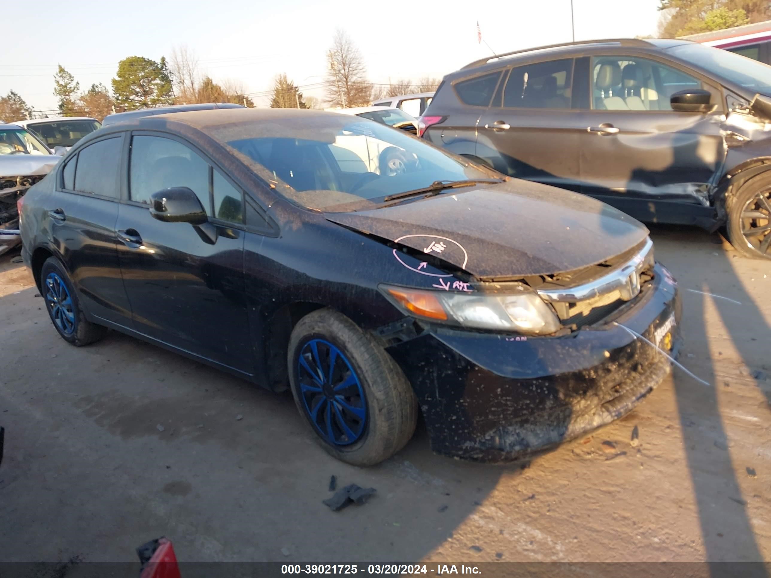 HONDA CIVIC 2012 19xfb2f59ce344182