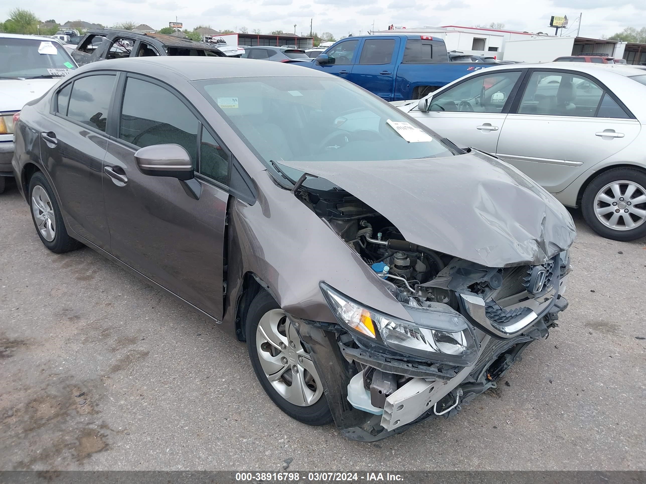 HONDA CIVIC 2014 19xfb2f59ee054933