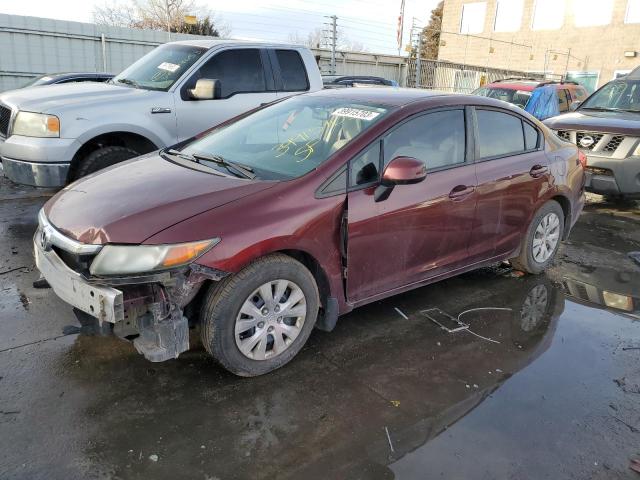 HONDA CIVIC 2012 19xfb2f5xce075741