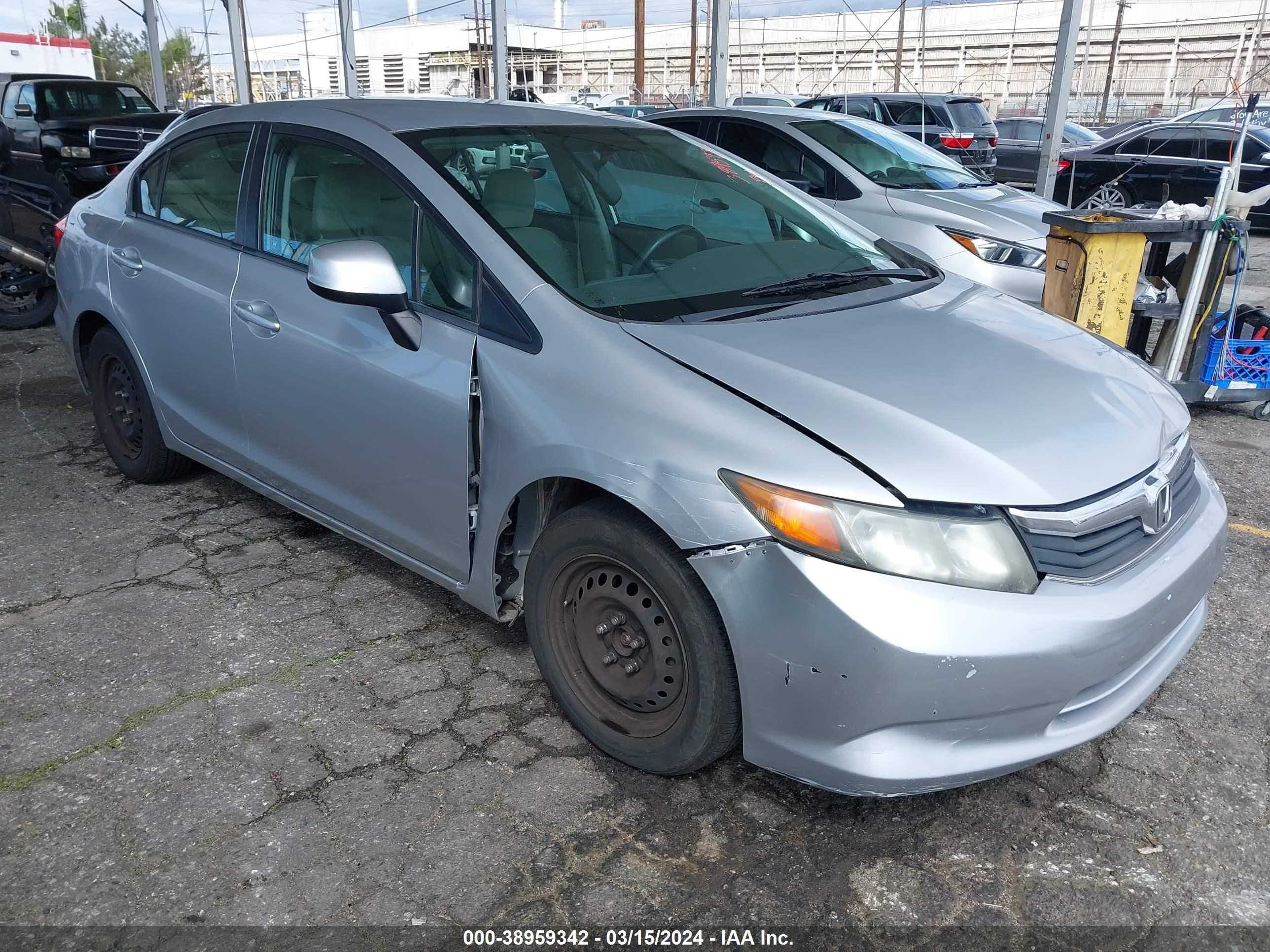 HONDA CIVIC 2012 19xfb2f5xce092006