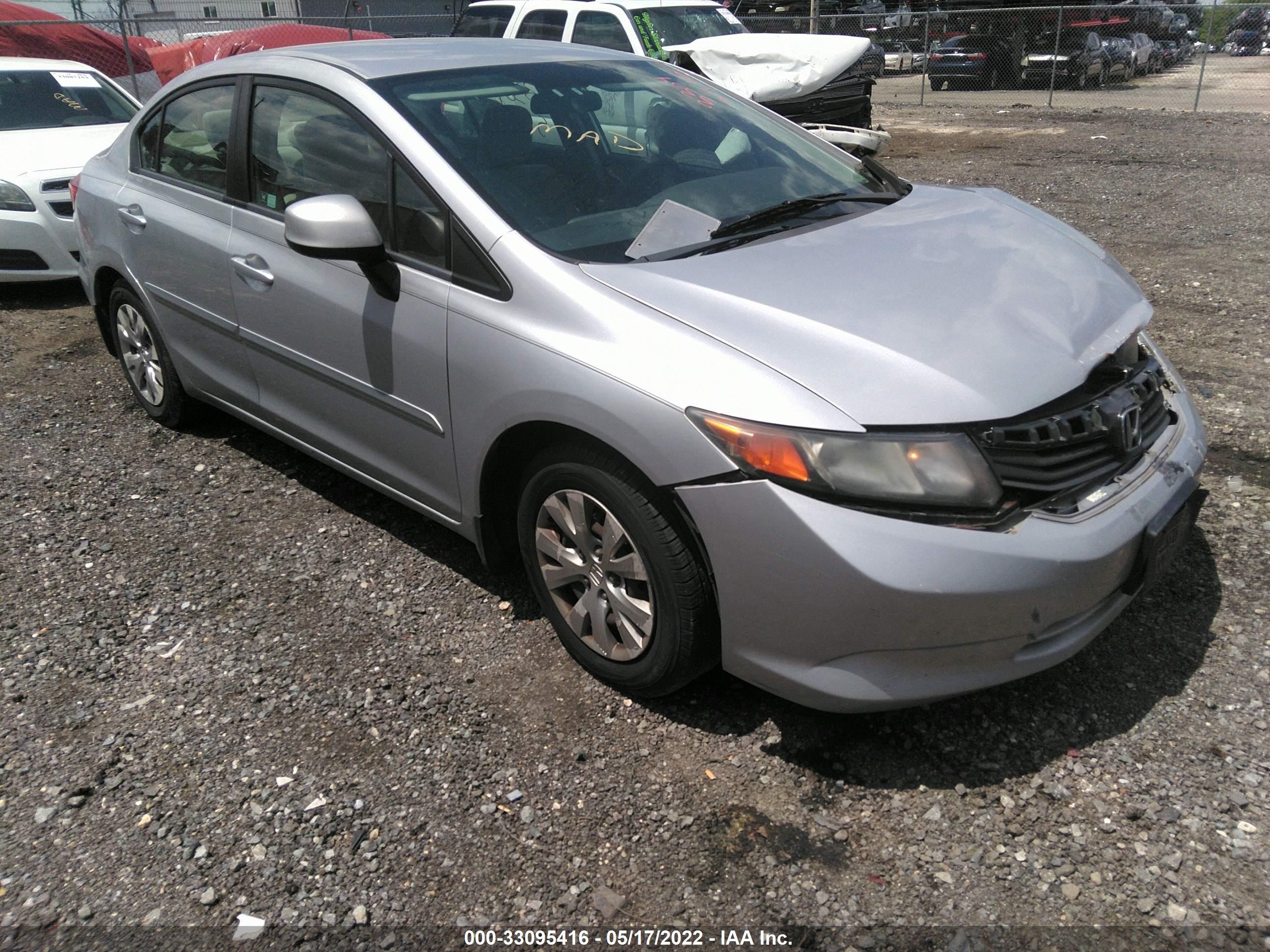 HONDA CIVIC 2012 19xfb2f5xce333238