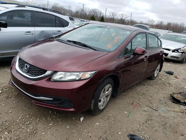 HONDA CIVIC LX 2013 19xfb2f5xde025519