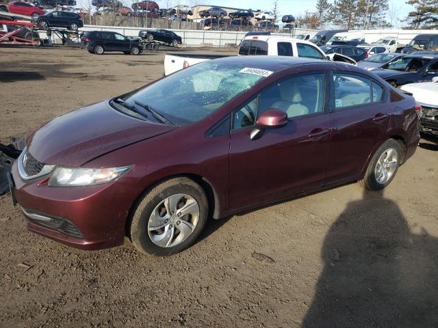 HONDA CIVIC LX 2013 19xfb2f5xde210234