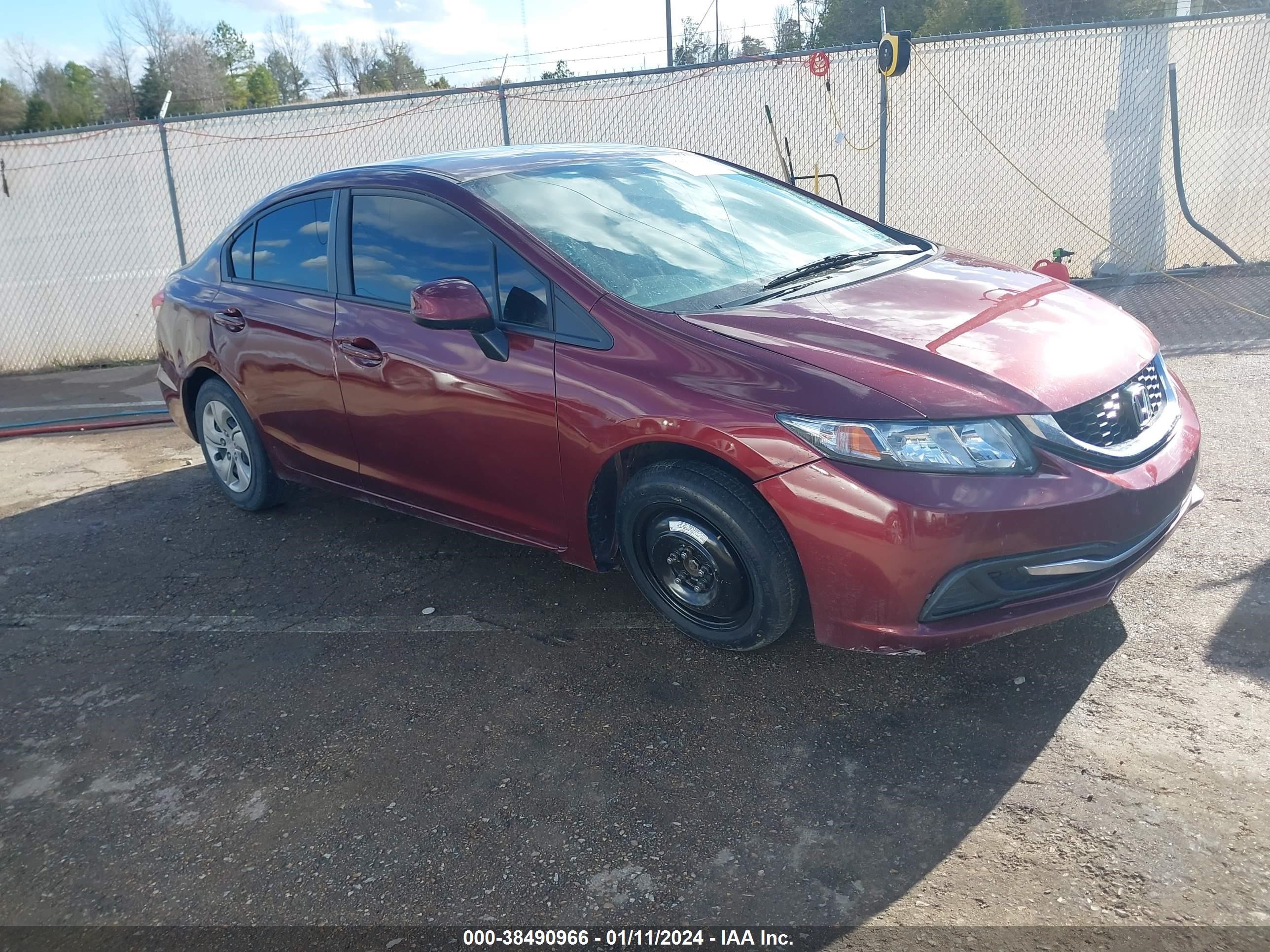 HONDA CIVIC 2013 19xfb2f5xde217748