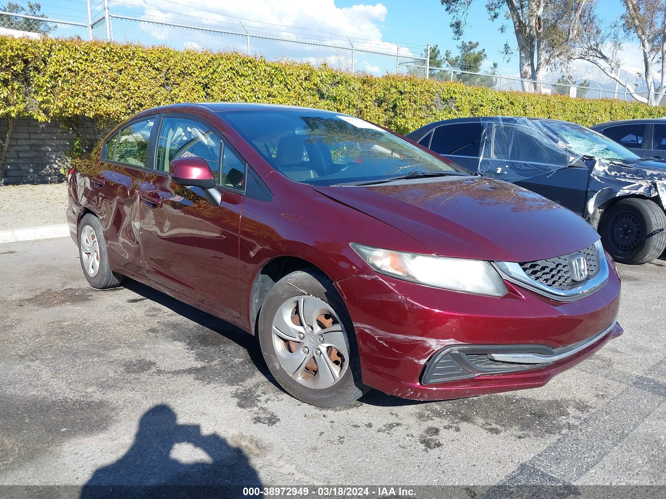 HONDA CIVIC 2013 19xfb2f5xde248563