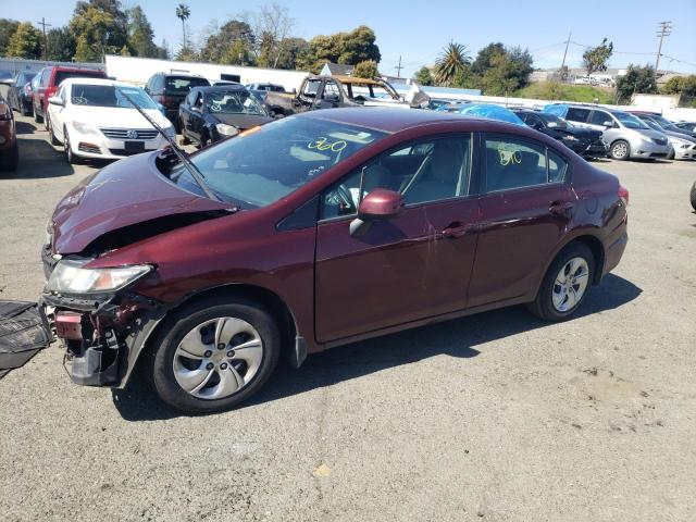 HONDA CIVIC LX 2013 19xfb2f5xde277500