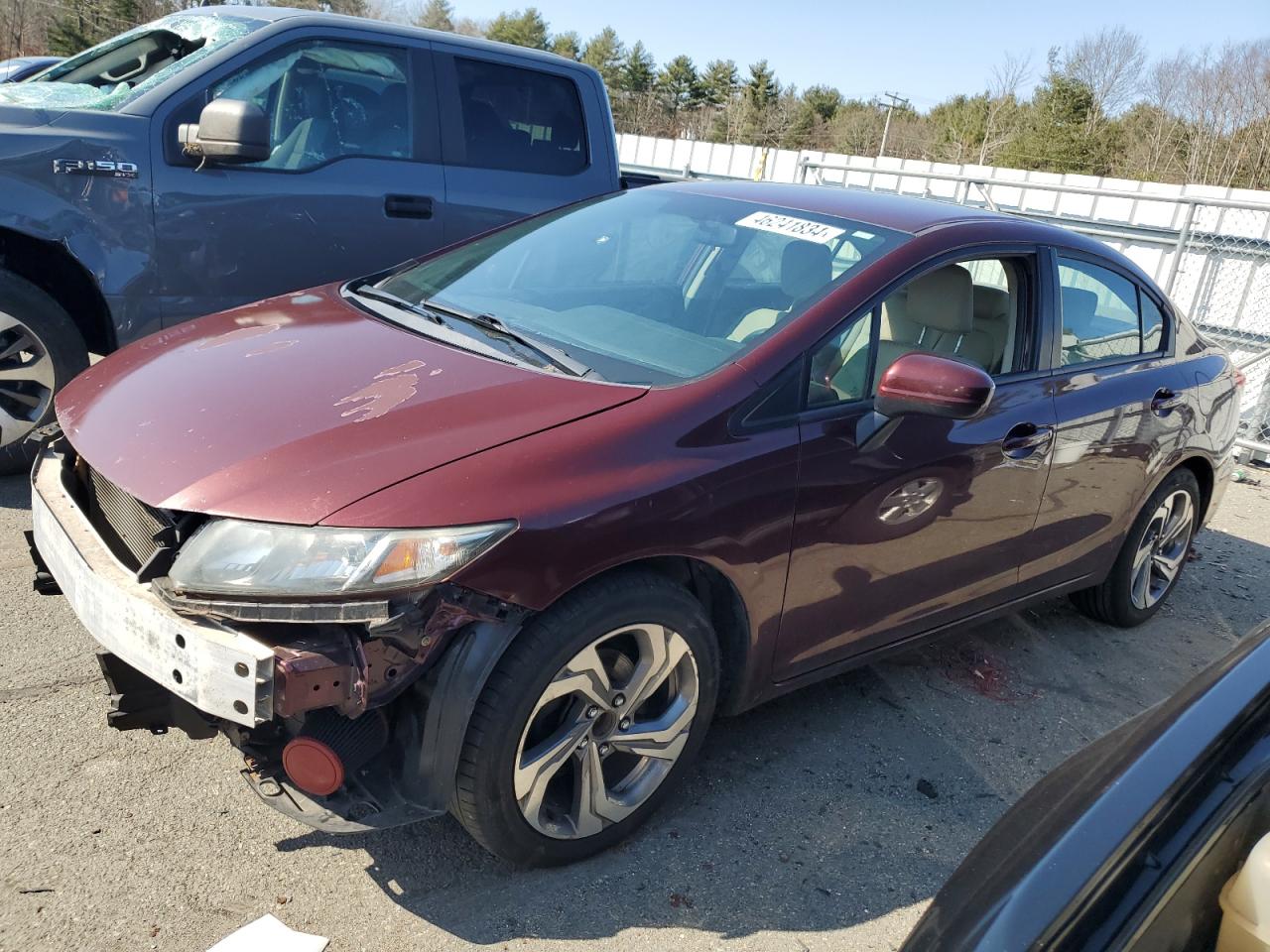 HONDA CIVIC 2014 19xfb2f5xee215614