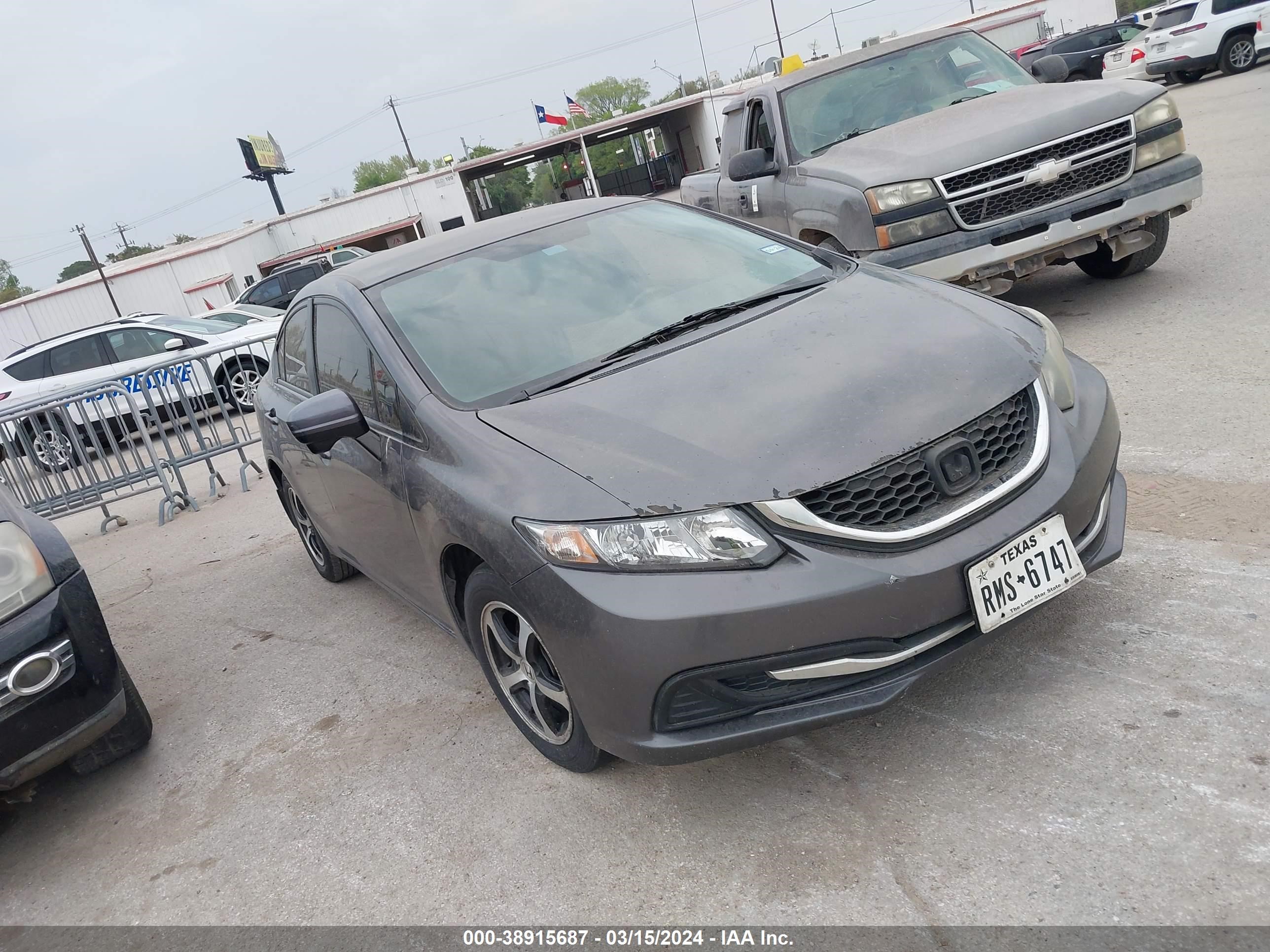 HONDA CIVIC 2015 19xfb2f70fe036694