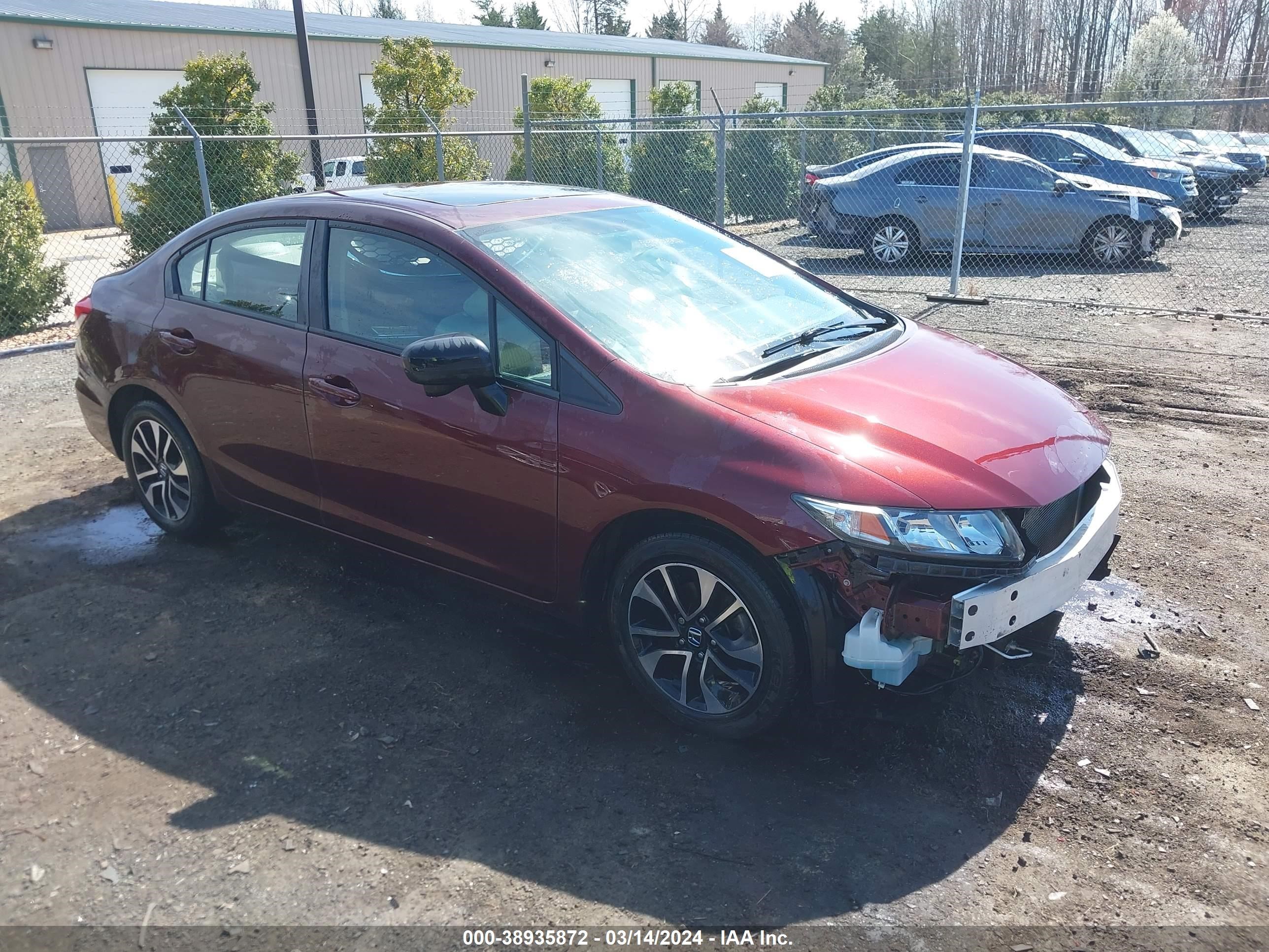 HONDA CIVIC 2015 19xfb2f82fe250739