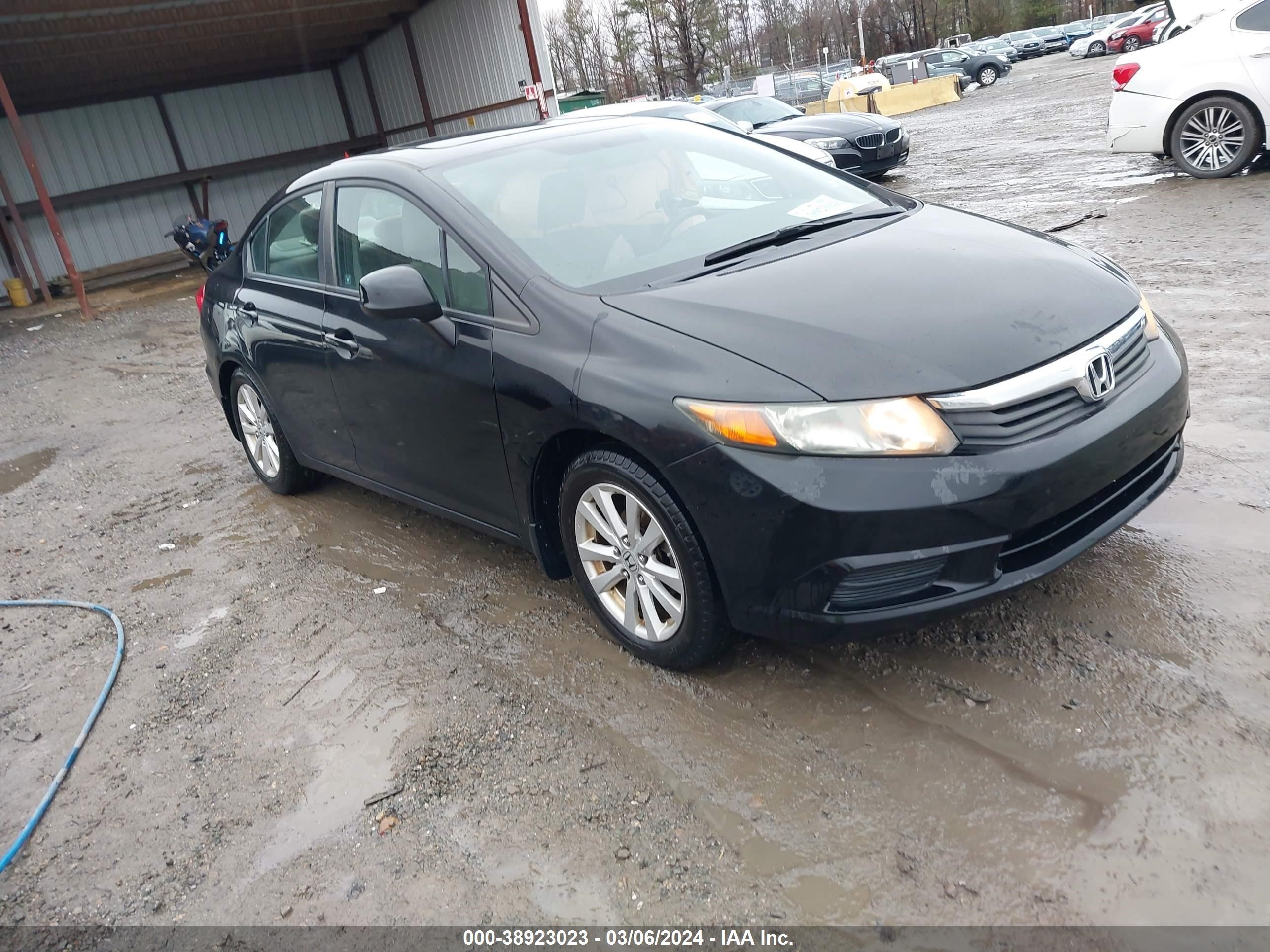 HONDA CIVIC 2012 19xfb2f84ce100286