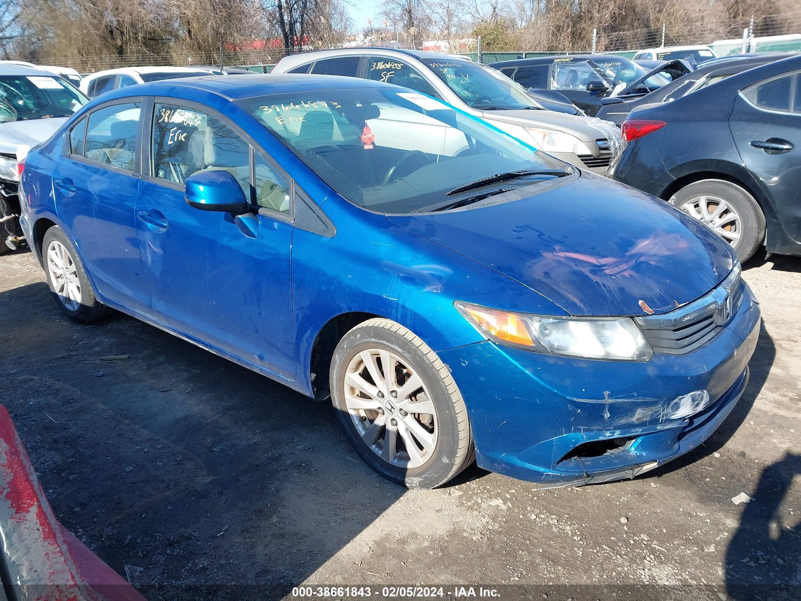 HONDA CIVIC 2012 19xfb2f88ce302547