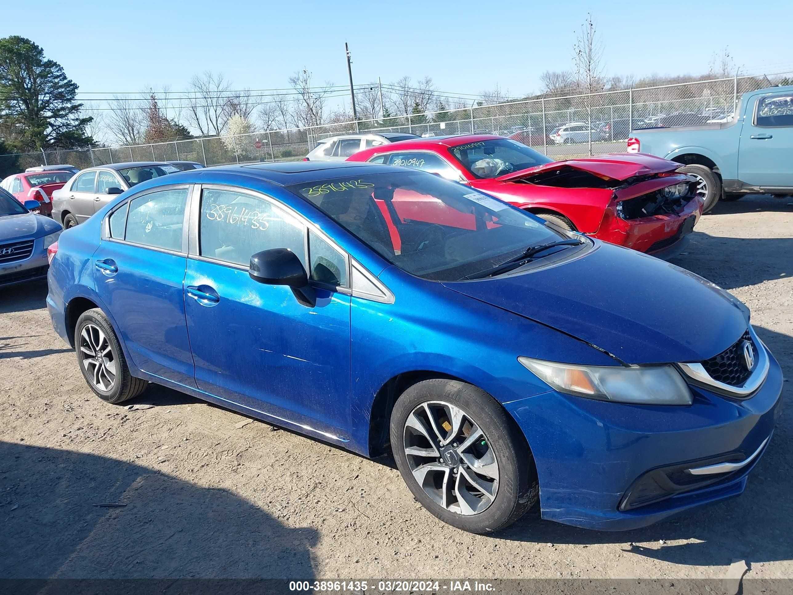 HONDA CIVIC 2013 19xfb2f88de000886