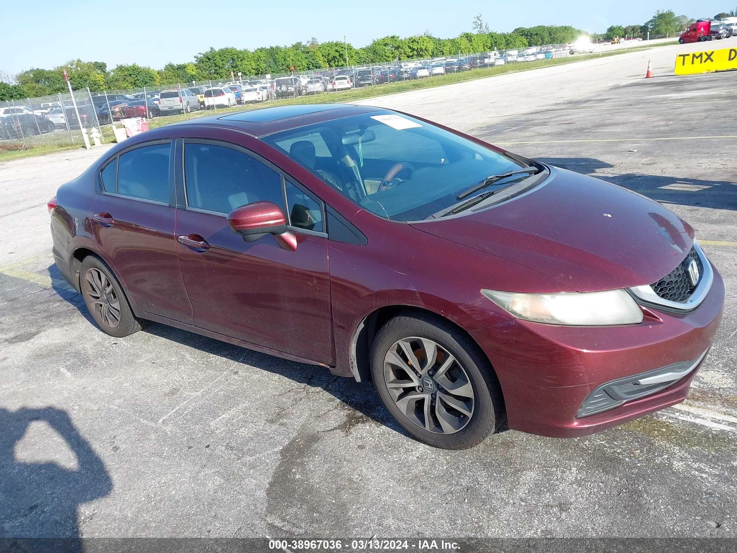 HONDA CIVIC 2014 19xfb2f88ee022405