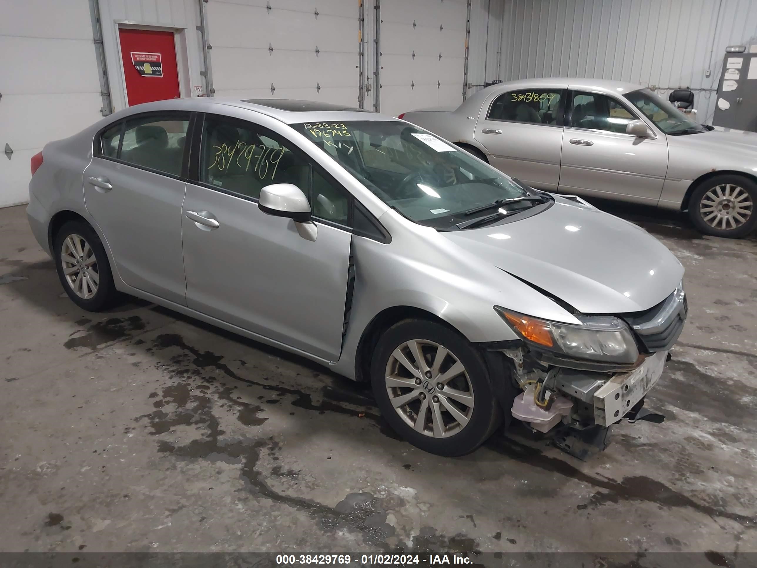 HONDA CIVIC 2012 19xfb2f8xce021933