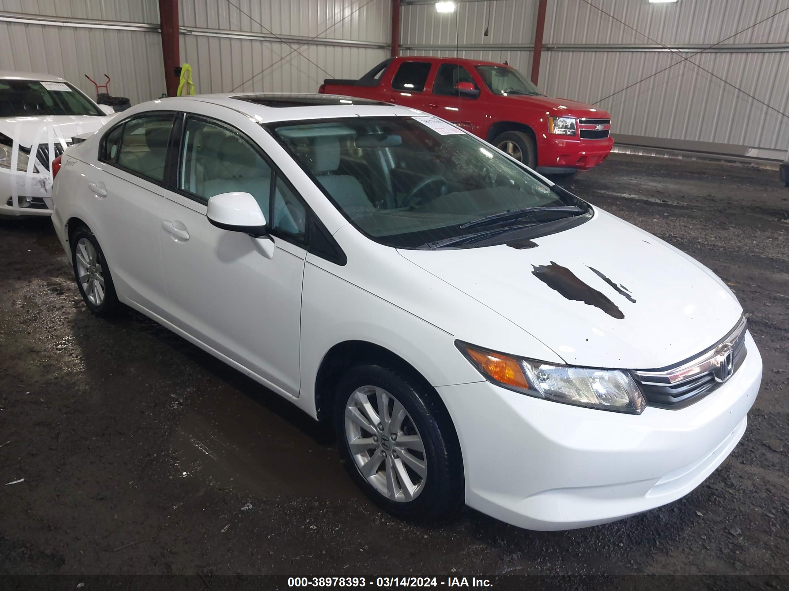 HONDA CIVIC 2012 19xfb2f8xce312612