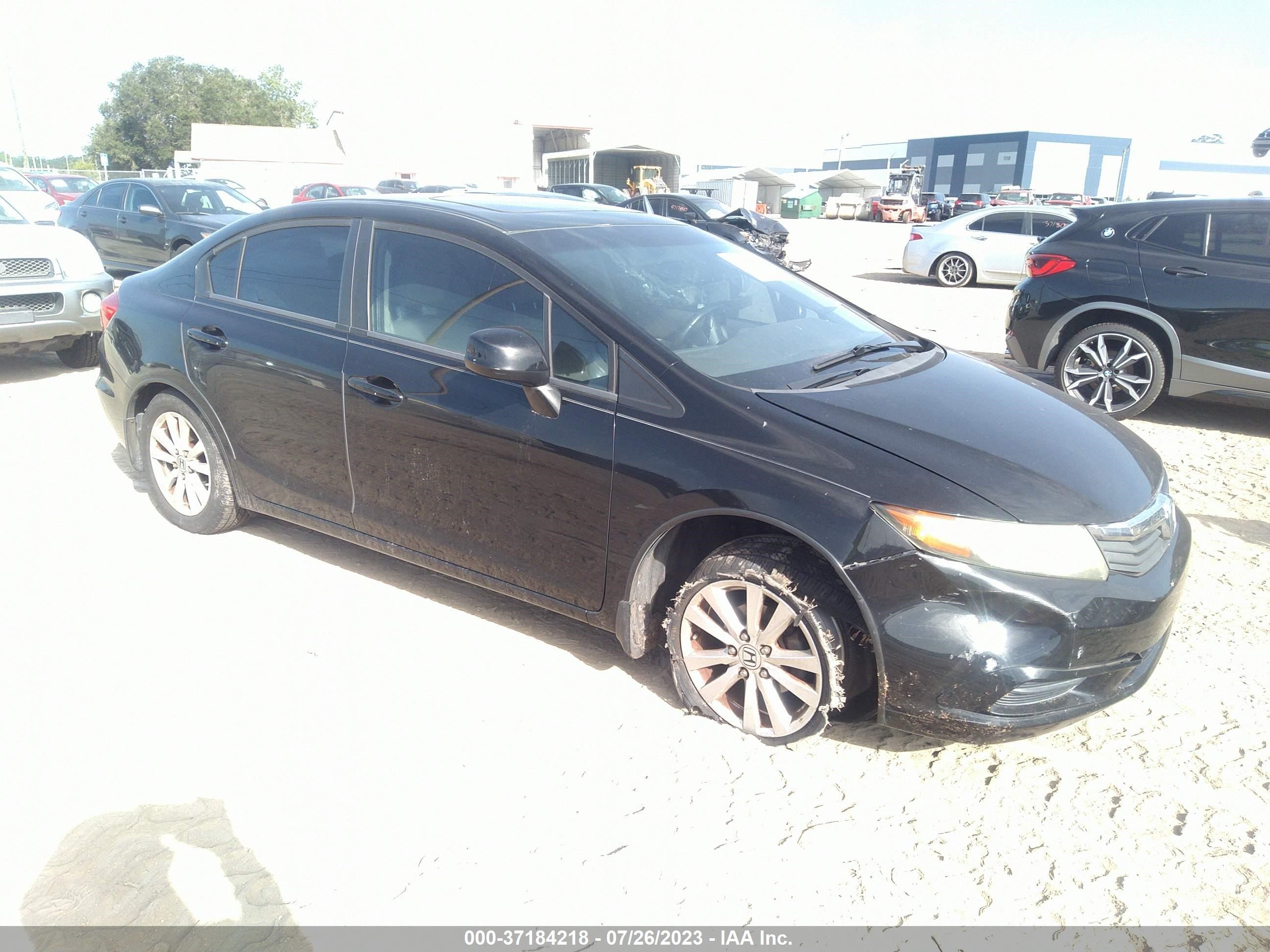 HONDA CIVIC 2012 19xfb2f91ce000736