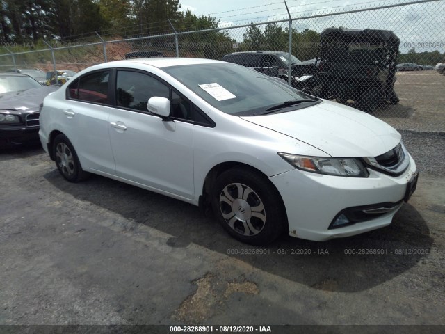 HONDA CIVIC HYBRID 2013 19xfb4f20de000601