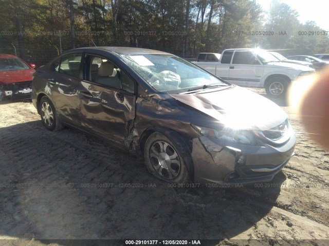 HONDA CIVIC HYBRID 2013 19xfb4f21de002132