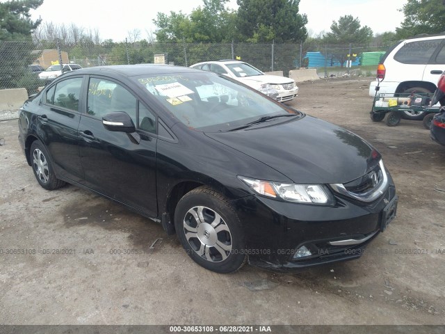 HONDA CIVIC HYBRID 2013 19xfb4f21de002552