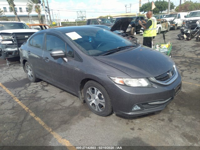 HONDA CIVIC HYBRID 2014 19xfb4f22ee001685