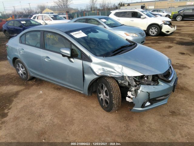 HONDA CIVIC HYBRID 2015 19xfb4f22fe002420