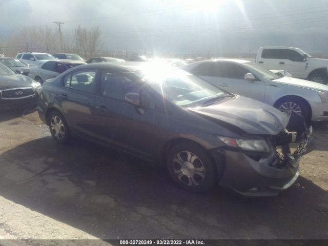 HONDA CIVIC HYBRID 2013 19xfb4f23de000222