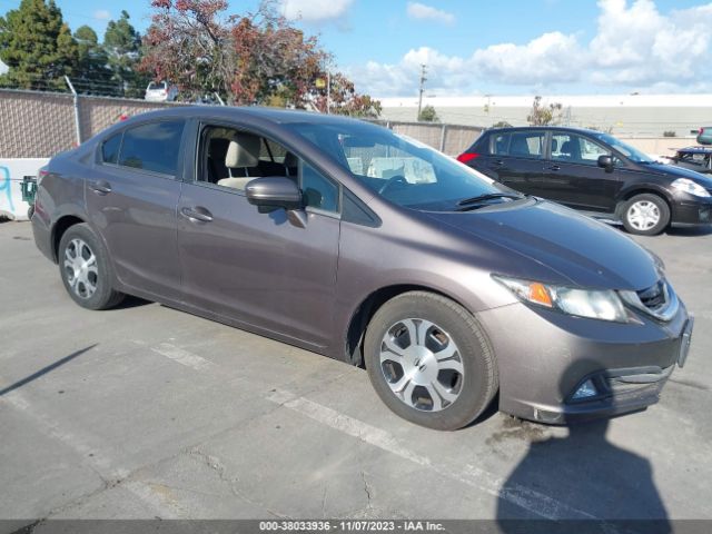 HONDA CIVIC HYBRID 2014 19xfb4f23ee200342