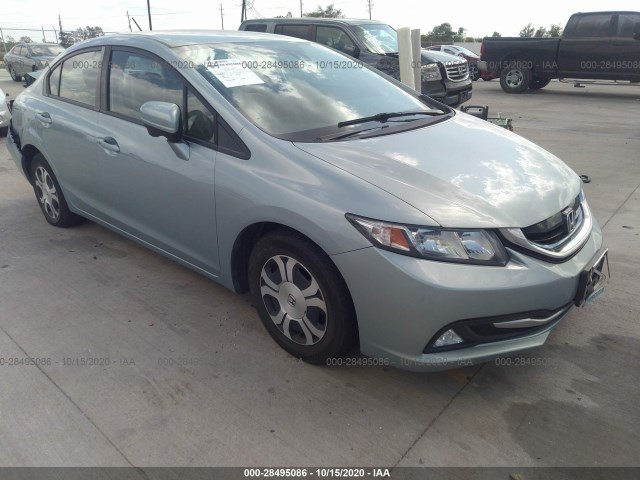 HONDA CIVIC HYBRID 2015 19xfb4f24fe000944