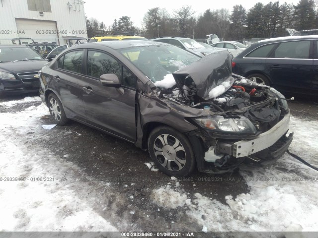 HONDA CIVIC HYBRID 2013 19xfb4f27de200391