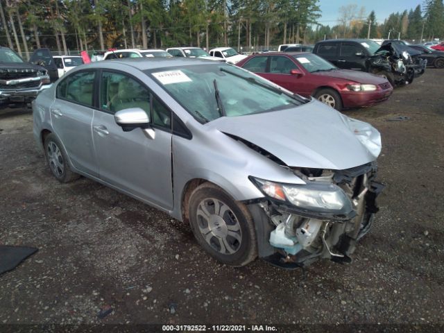 HONDA CIVIC HYBRID 2014 19xfb4f27ee000886