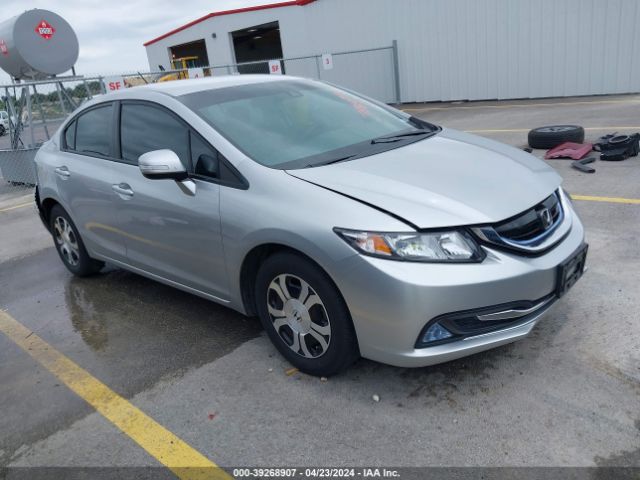 HONDA CIVIC HYBRID 2013 19xfb4f29de002797