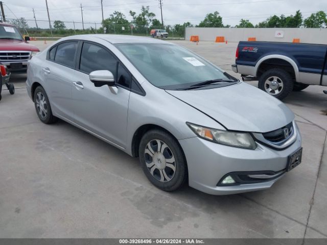 HONDA CIVIC HYBRID 2014 19xfb4f29ee001540