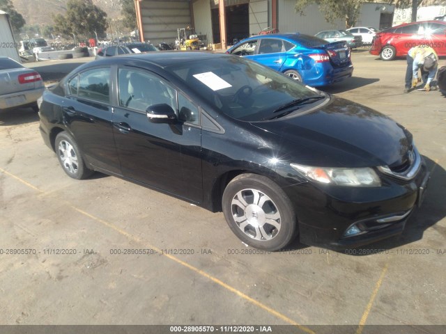 HONDA CIVIC HYBR 2013 19xfb4f2xde200515