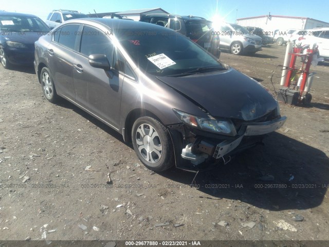 HONDA CIVIC HYBRID 2013 19xfb4f31de002754