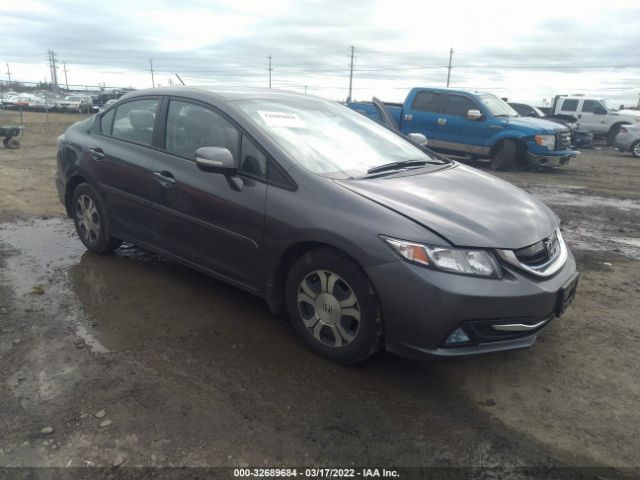 HONDA CIVIC HYBRID 2013 19xfb4f36de200651