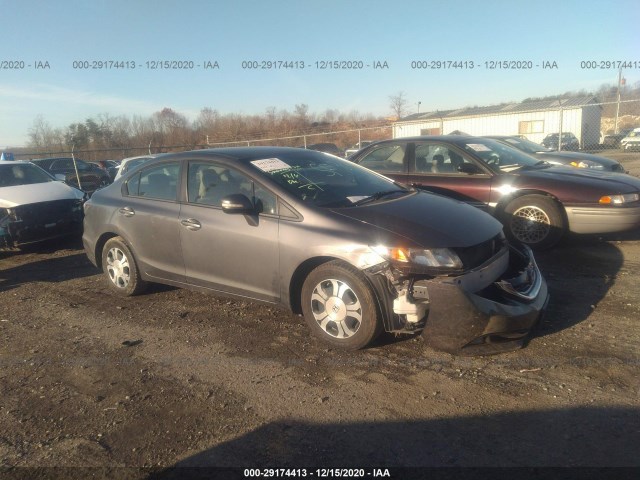 HONDA CIVIC HYBRID 2013 19xfb4f3xde000100