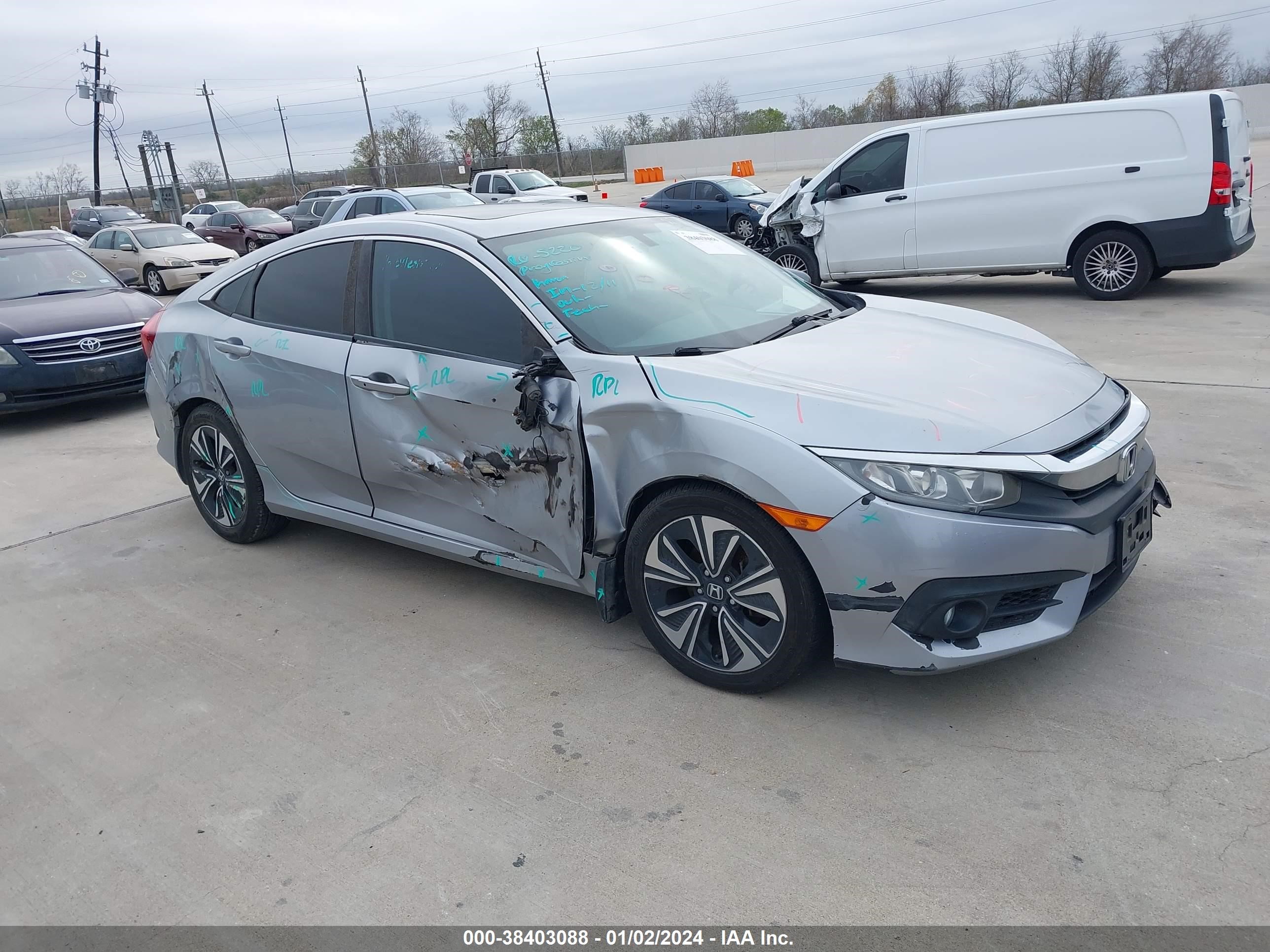 HONDA CIVIC 2016 19xfc1f30ge045692