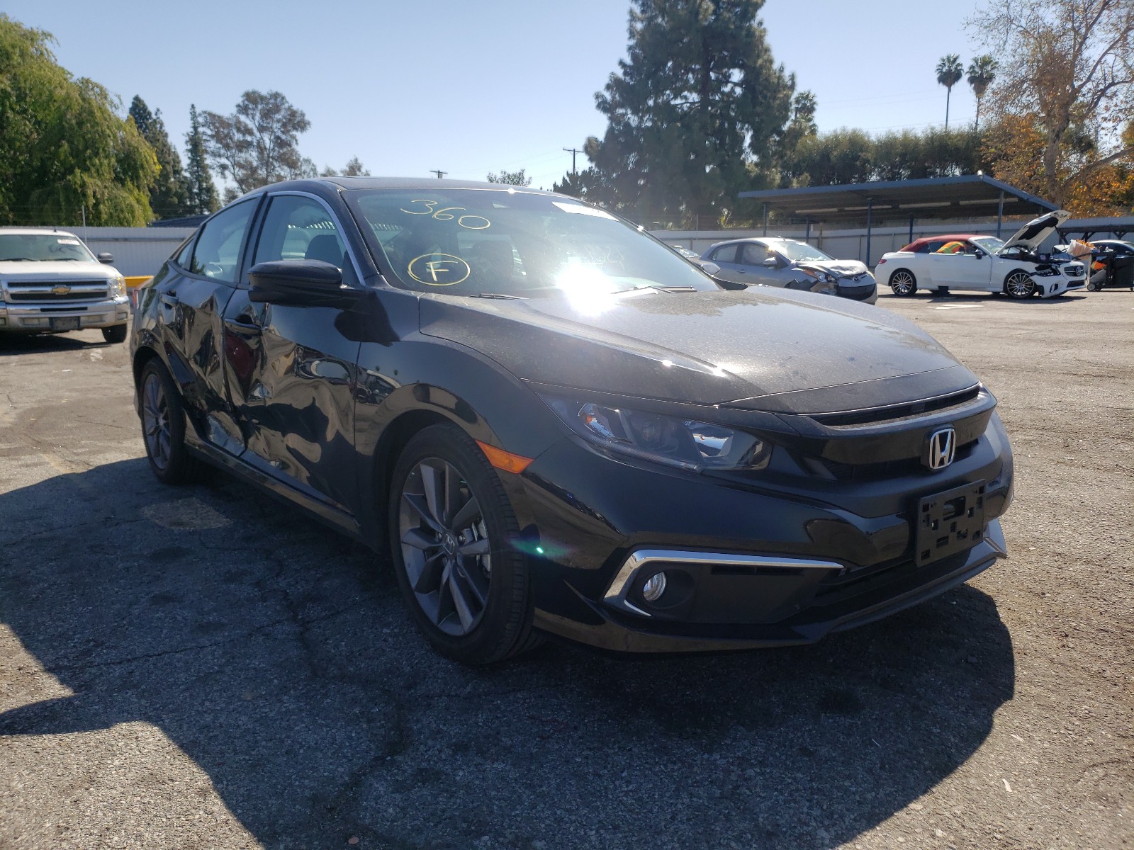 HONDA CIVIC EX 2020 19xfc1f36le207108