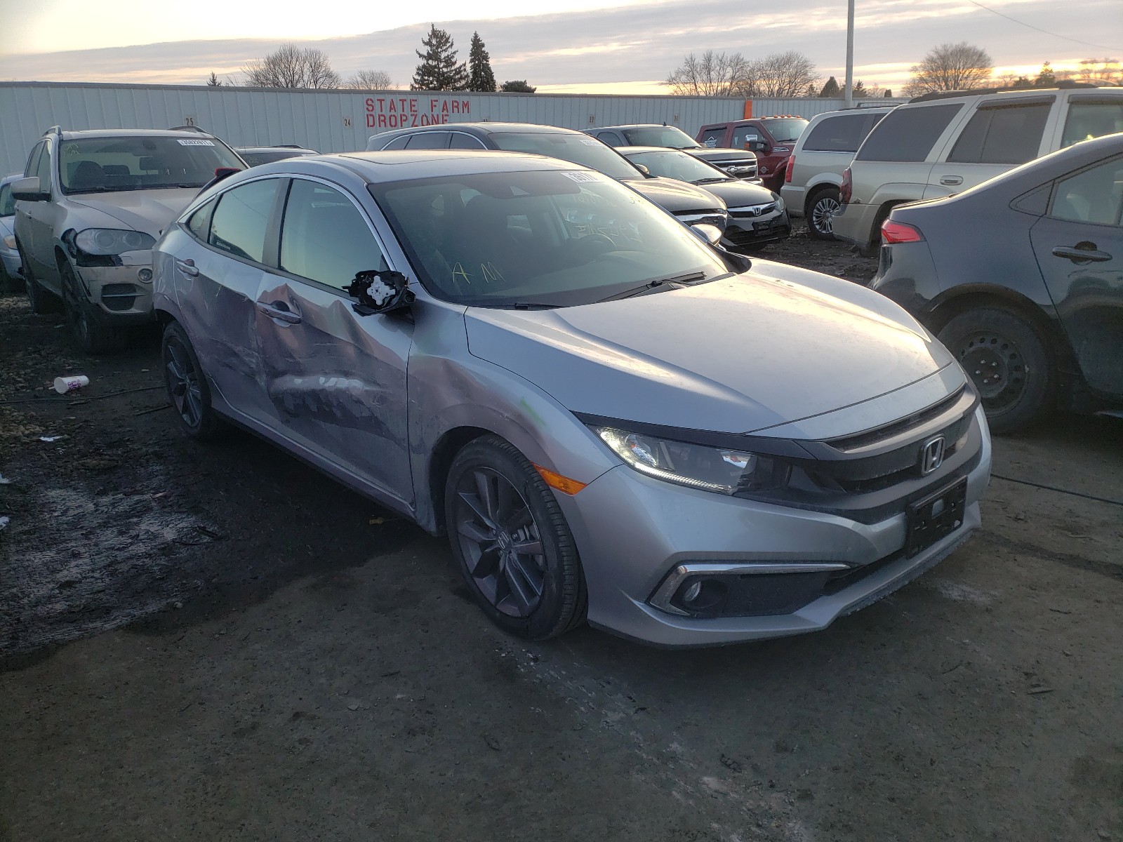 HONDA CIVIC EX 2020 19xfc1f38le013650