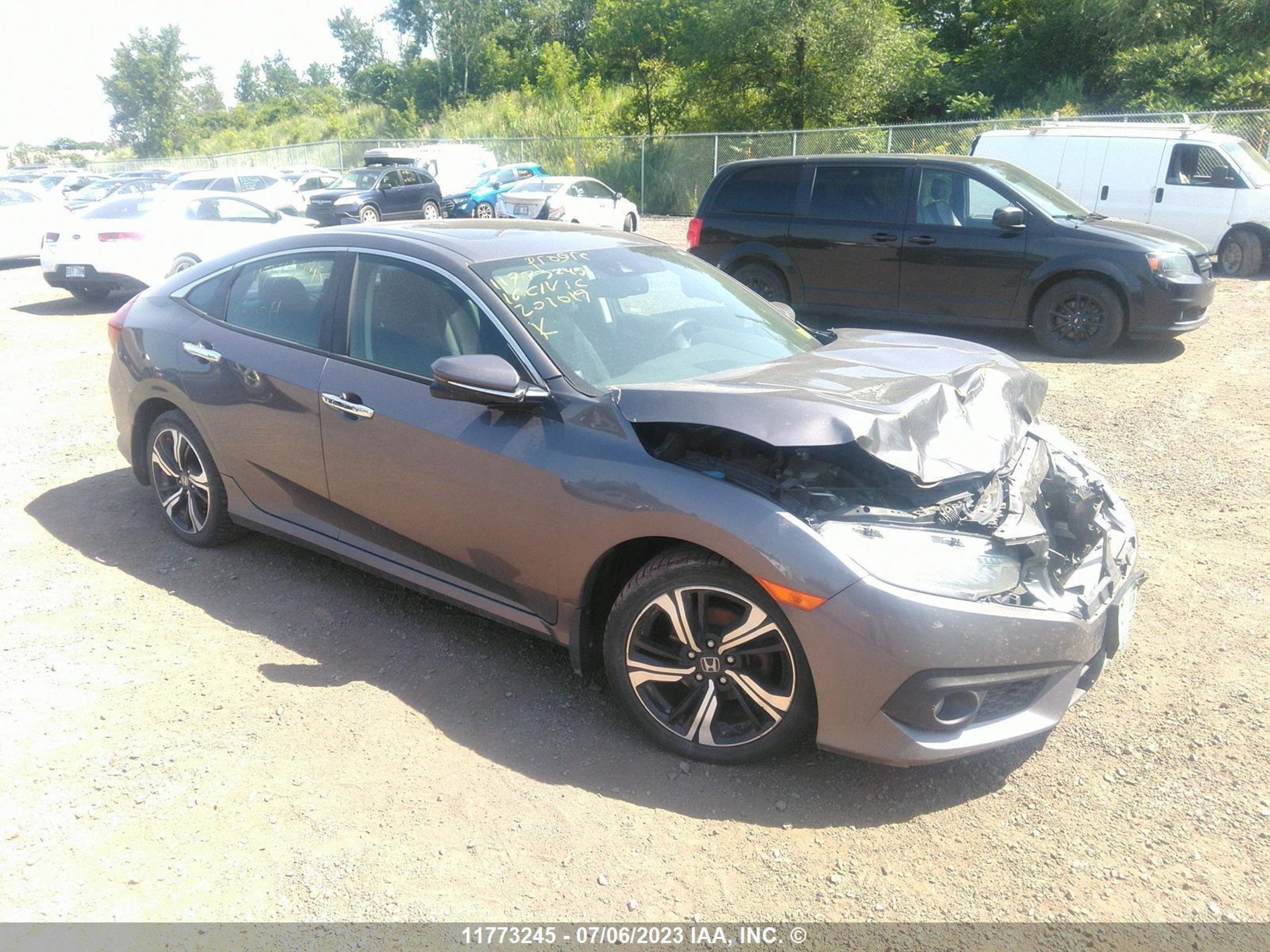 HONDA CIVIC 2016 19xfc1f97ge201019