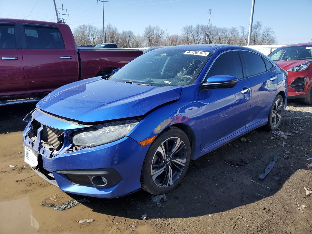 HONDA CIVIC 2016 19xfc1f9xge040830