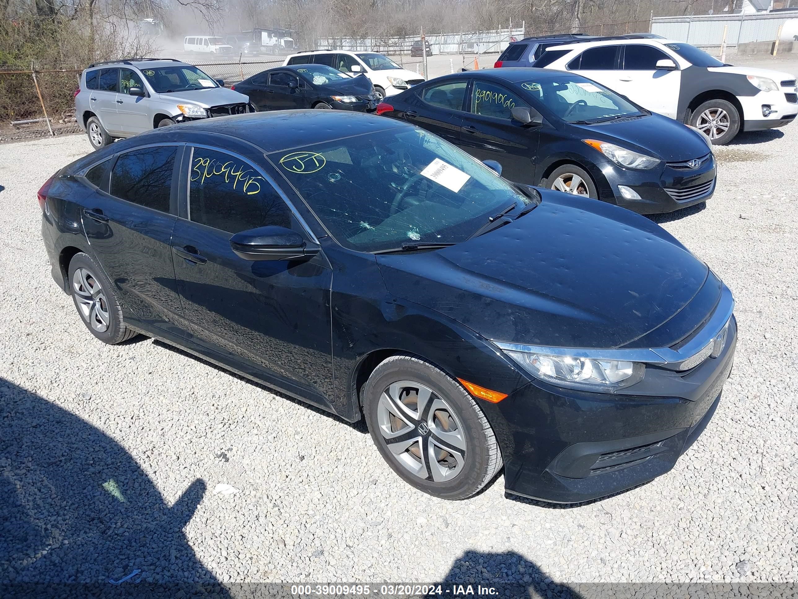 HONDA CIVIC 2016 19xfc2e50ge009882