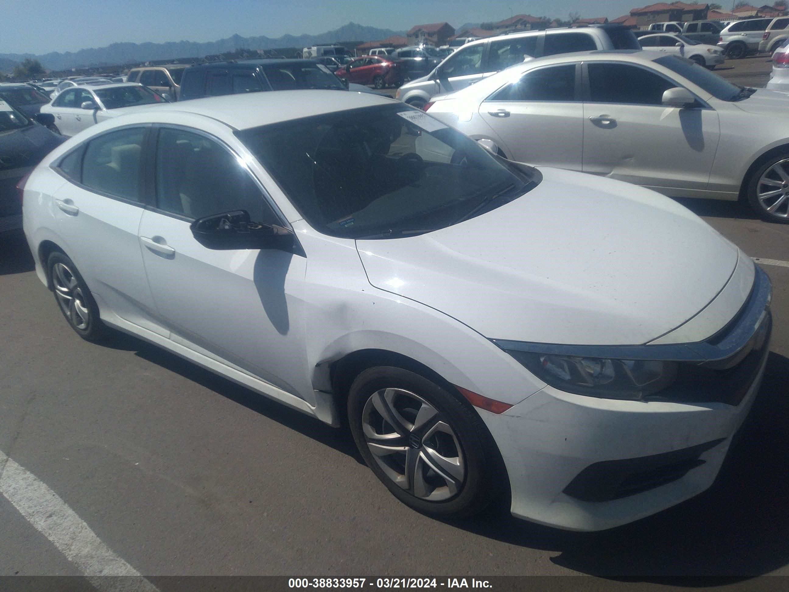 HONDA CIVIC 2016 19xfc2e51ge022222