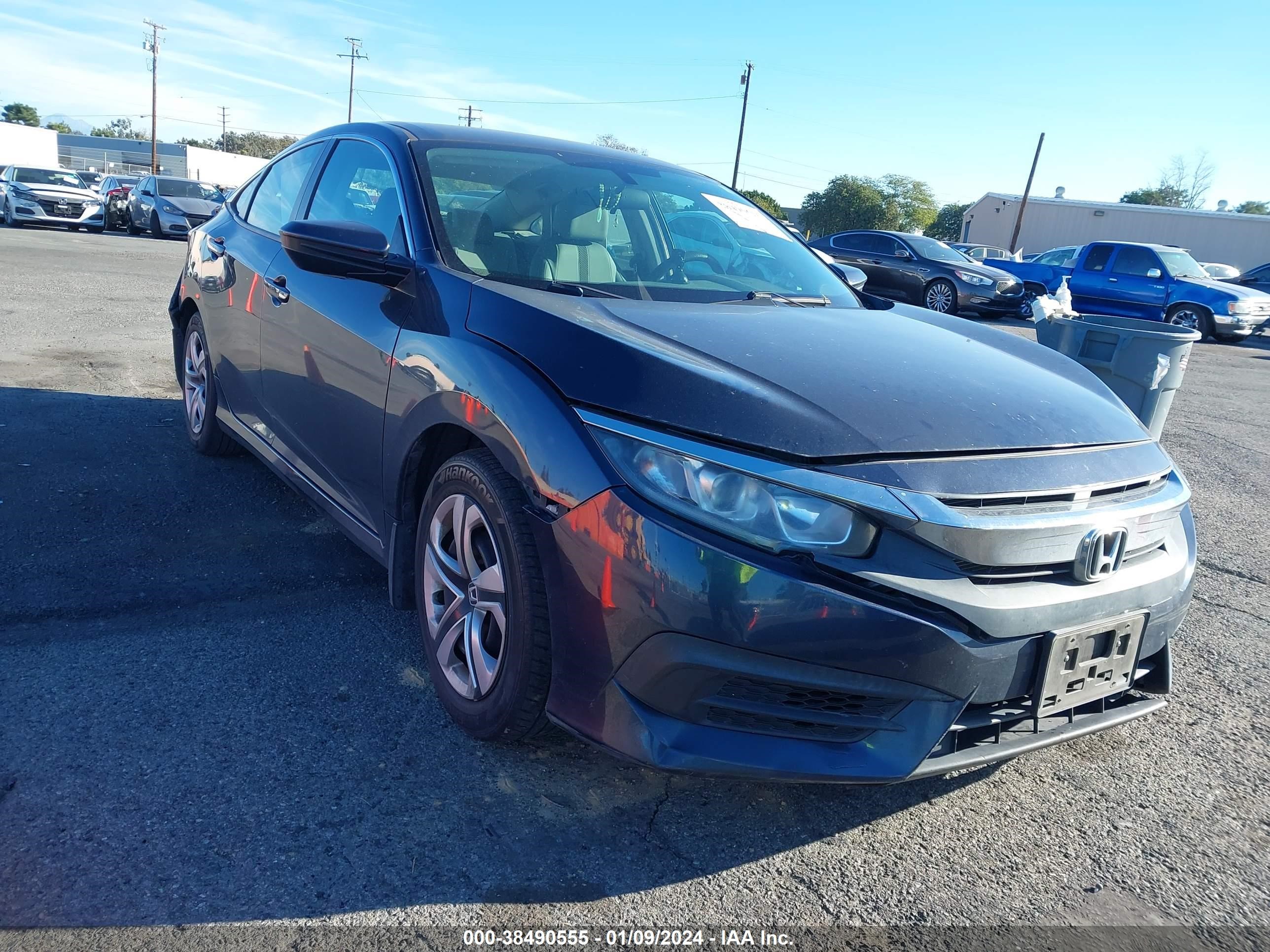 HONDA CIVIC 2016 19xfc2f50ge032254