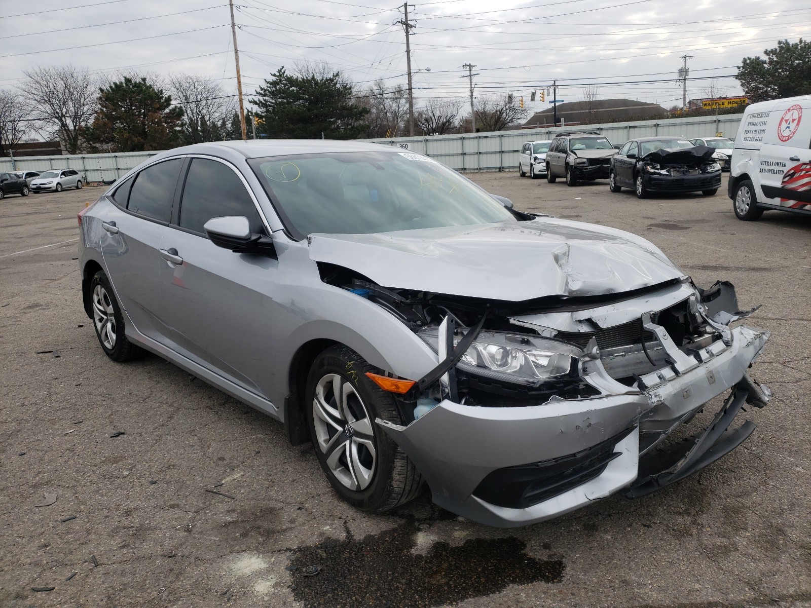 HONDA CIVIC LX 2018 19xfc2f51je041424