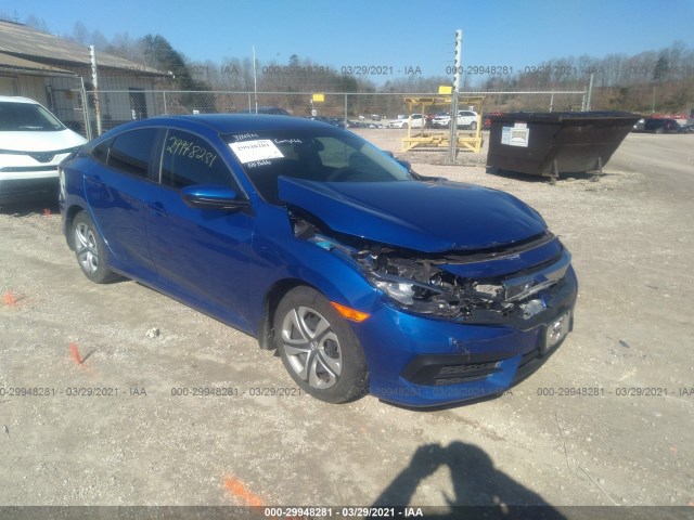 HONDA CIVIC SEDAN 2018 19xfc2f52je015236